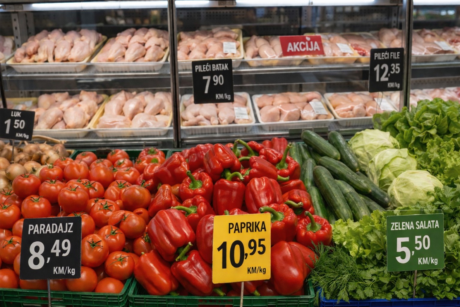 Slobodno formiranje cijena i uvoz dodatno podižu cijene hrane
