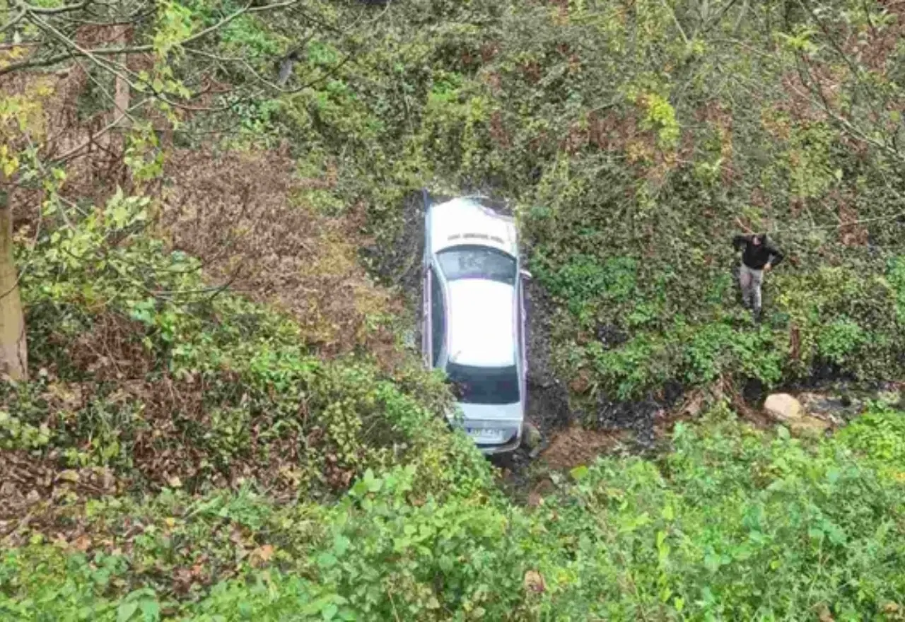 Konjic: automobilom sletio u provaliju od 20m, prošao bez ozljeda