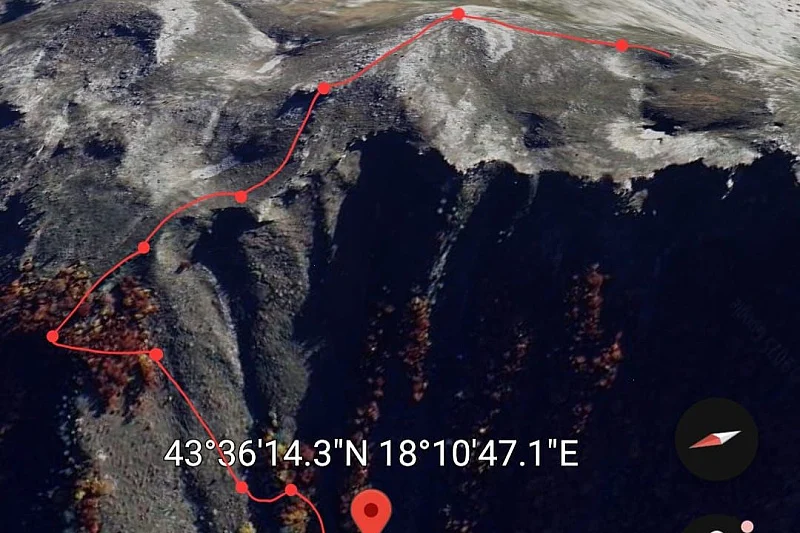 Ovo je opasna ruta Visočice kojom su spasitelji morali ići da bi izvukli tijelo muškarca