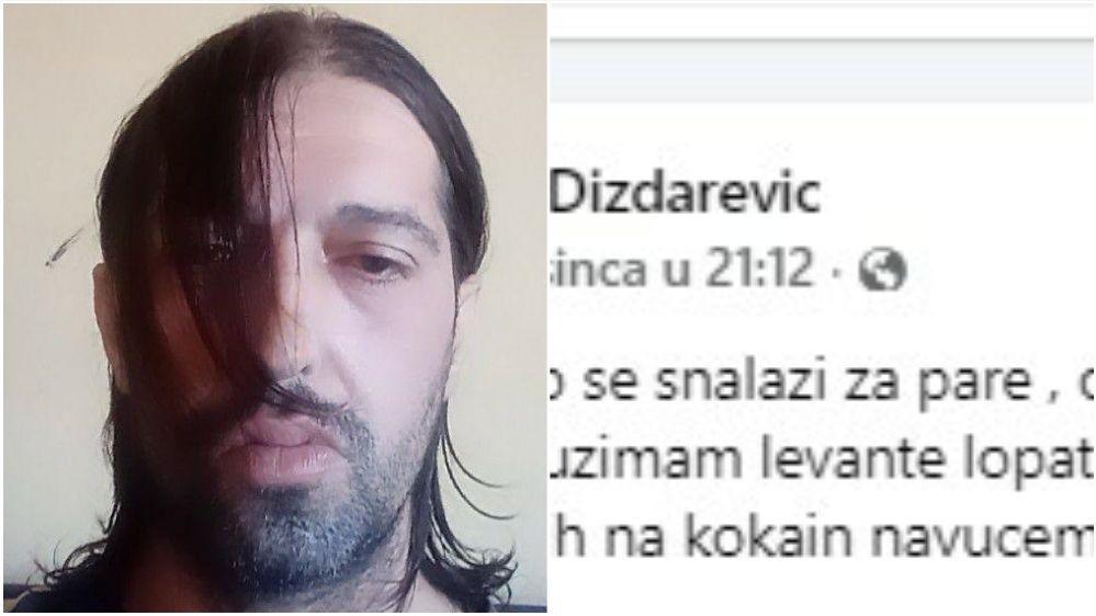 Eldin Dizdarević napad na medicinsko osoblje najavljivao na FB