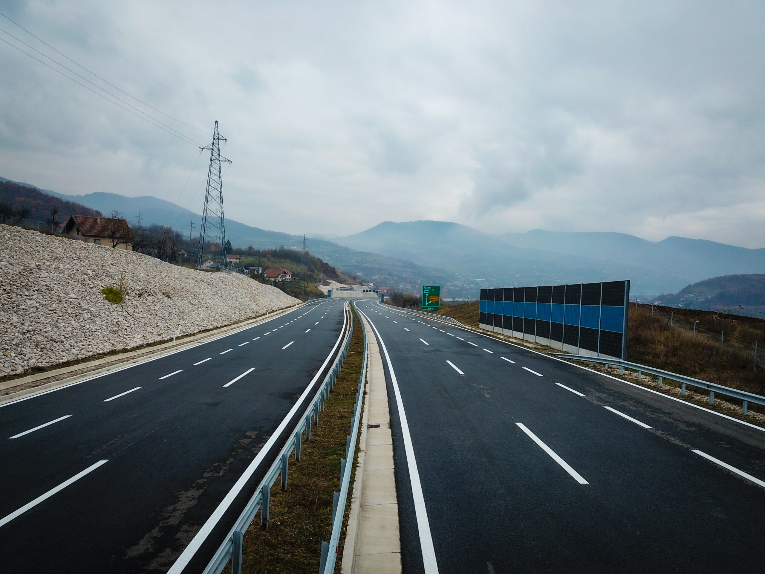 Radovi na autoputu A-1, zatvorene izlazne trake kod Bradine