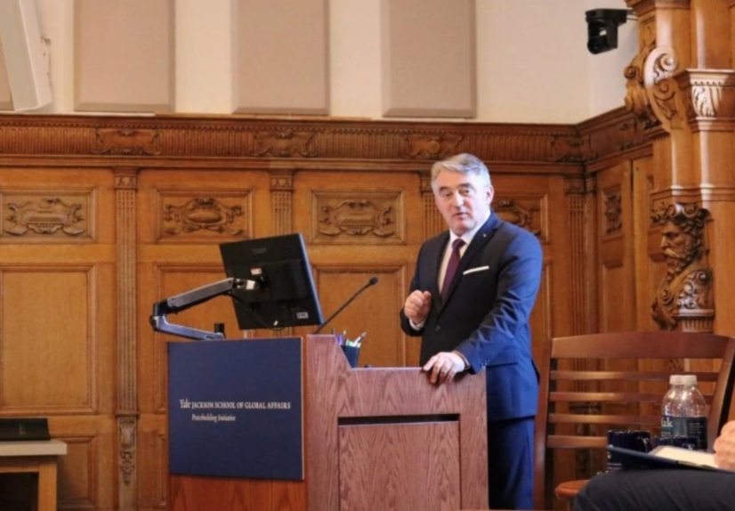 Komšić u Yaleu: BiH treba suverenost, ne biti tuđi pijun