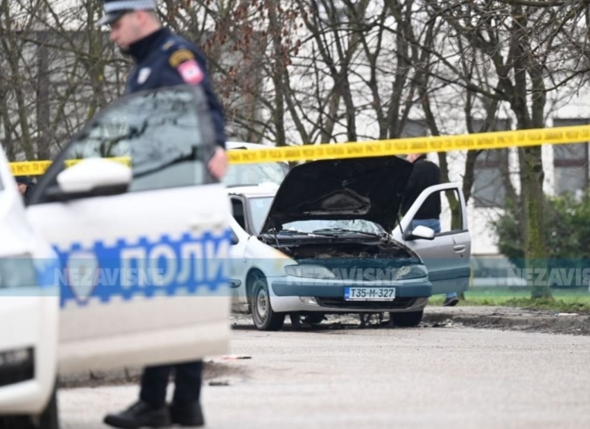 Stravična eksplozija: U vozilu pronađeno tijelo muškarca, uviđaj u tijeku