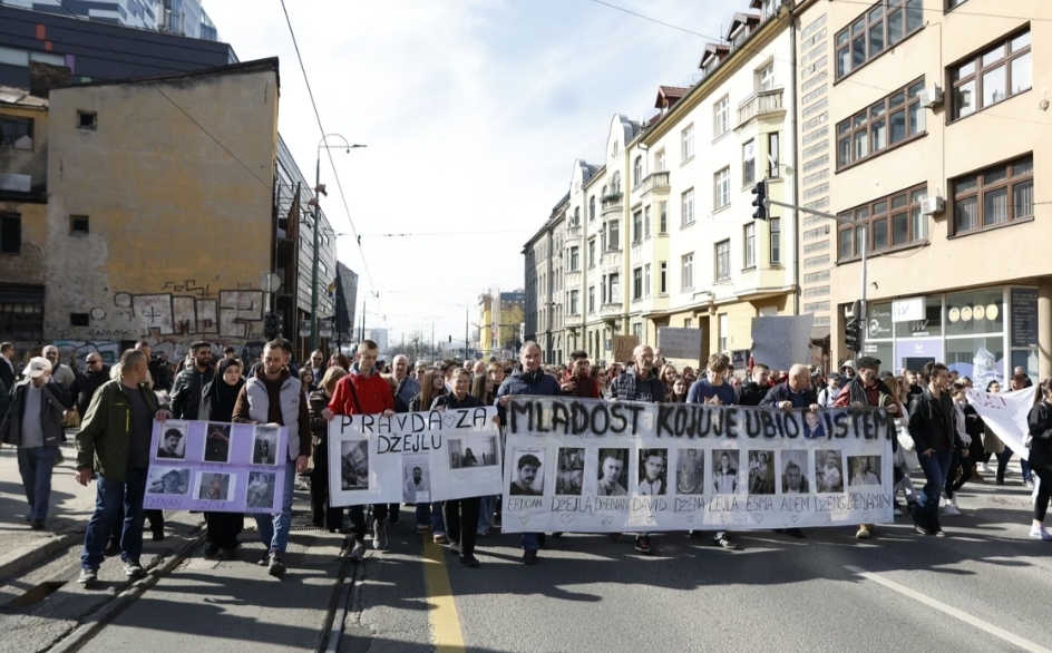 U Sarajevu je danas održan osmi prosvjed