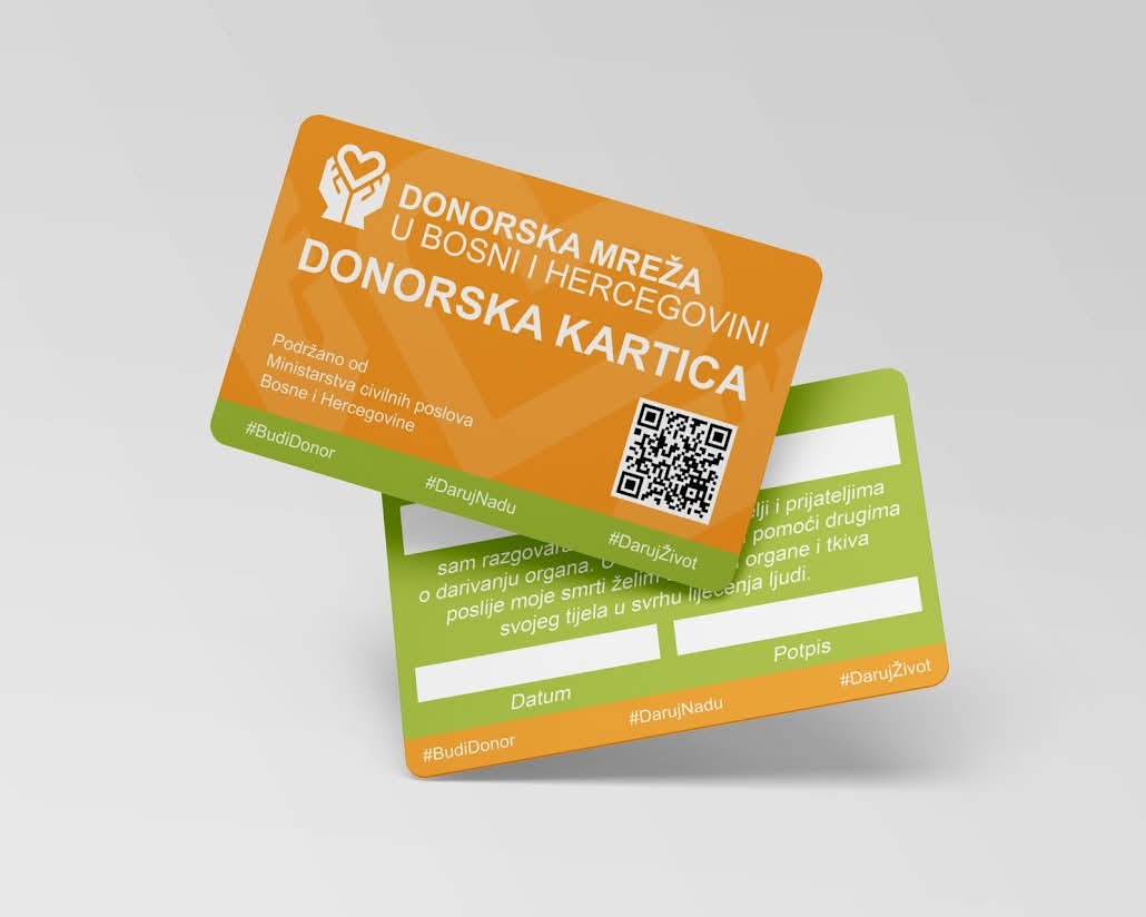 Nove Donorske kartice u BiH