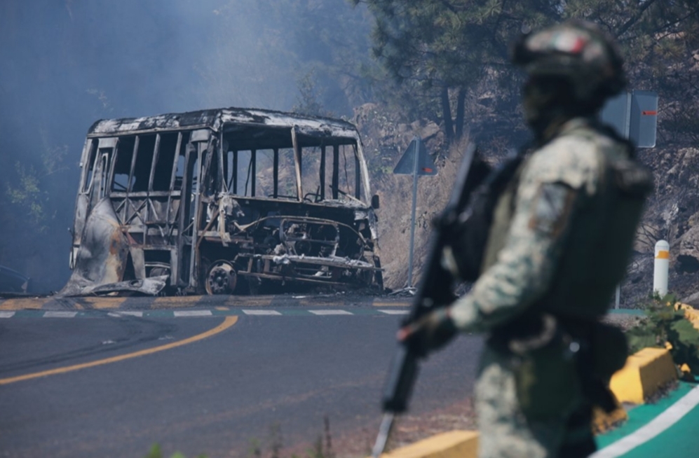 Likvidacija El Mencha, Meksiko zahvatio val nasilja i blokada