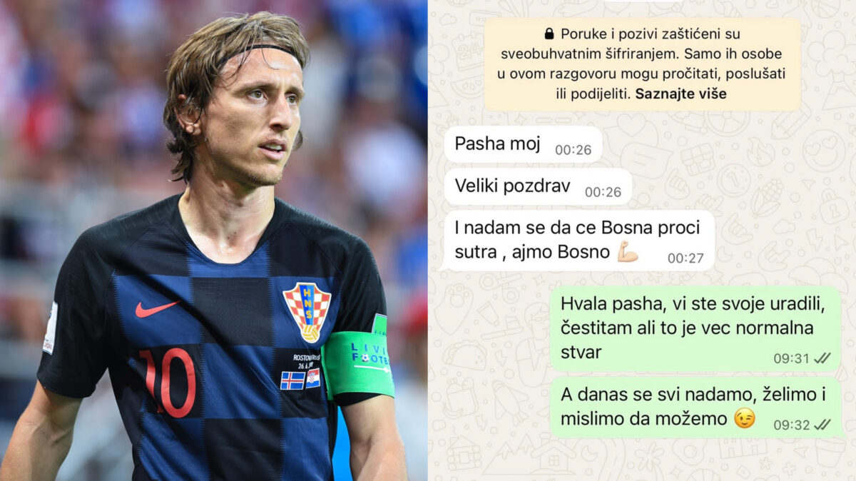 Veliki Luka Modrić poslao poruku podrške Zmajevima