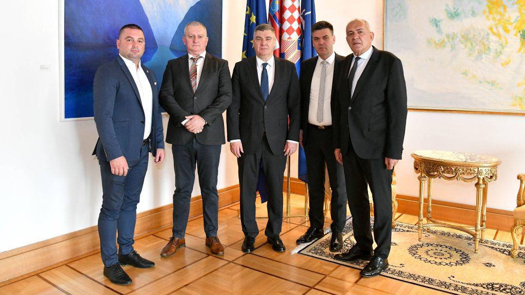 Predstavnici hrvatskih političkih stranaka iz BiH na sastanku s Milanovićem