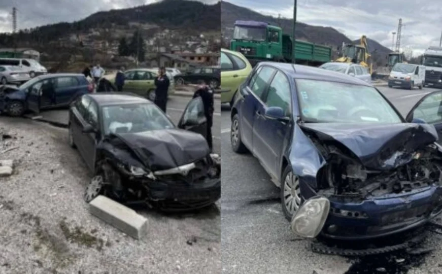Dvije osobe prevezene u bolnicu zbog nesreće na M-17 kod Sarajeva