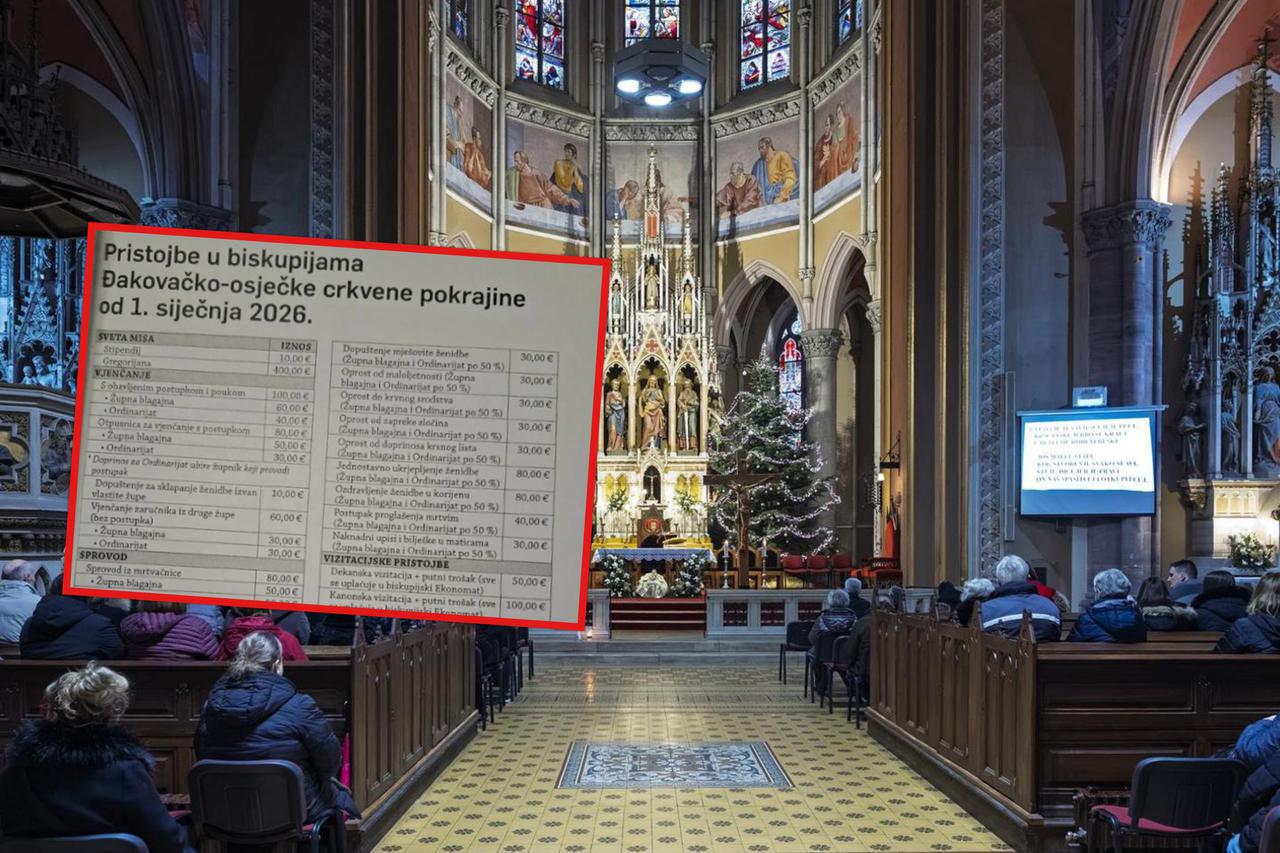 Cjenik crkvenih usluga izazvao zgražanje javnosti