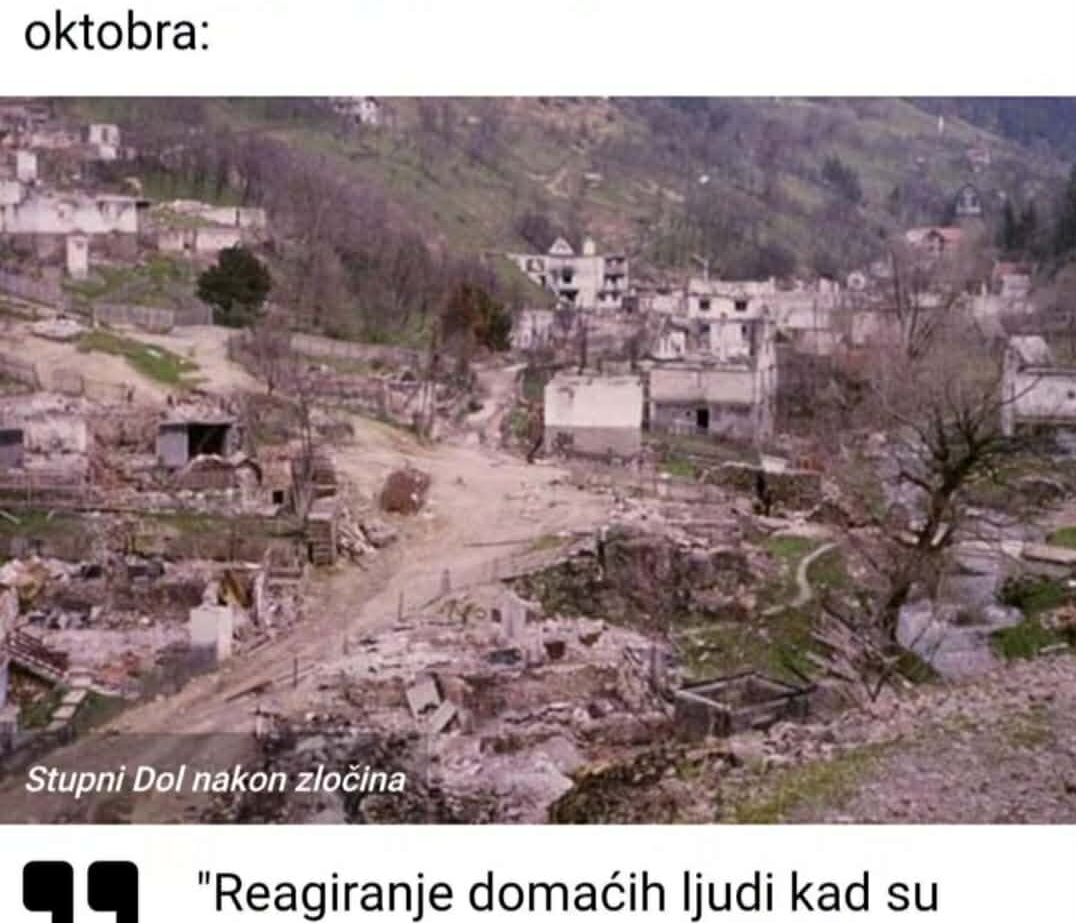 Zašto se slike uništenog hrvatskog sela Borovica podmeću kao Stupni Dol?